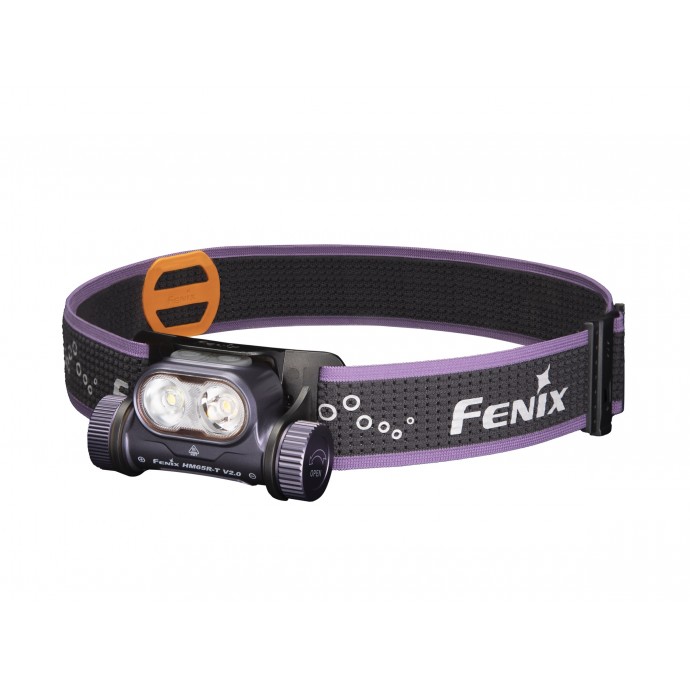Fenix HM65R-T V2.0 - Lanternă frontală - 1600 Lumeni - 170 Metri - Dark Purple